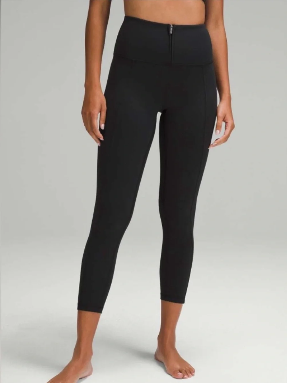 NWT Lululemon Align Zip Front Legging 25” - Black - Size 2
